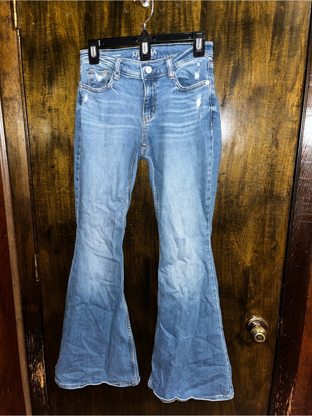Arizona Jean Co. Medium Blue Flare Stretch Jeans